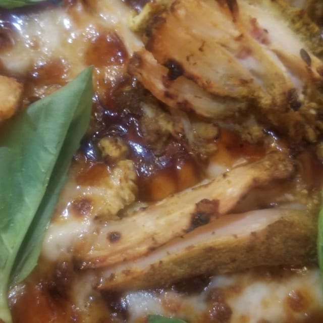 Barbie-q Chicken Pizza.